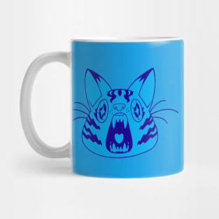 Sparkle Cat (blue) Mug